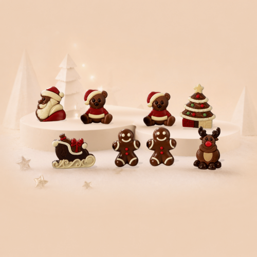 Sachet Fritures de Noël colorées - 100g