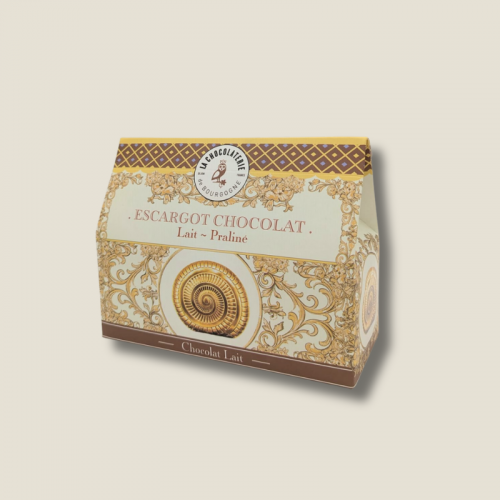 Maisons Escargots au lait fourrés praliné