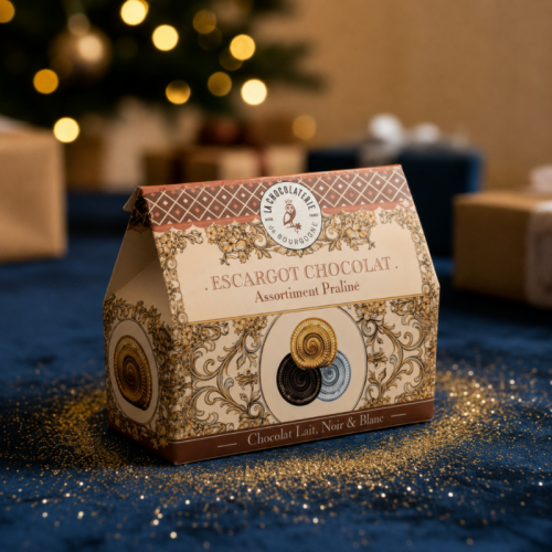 Maisons 3 chocolats fourrés praliné